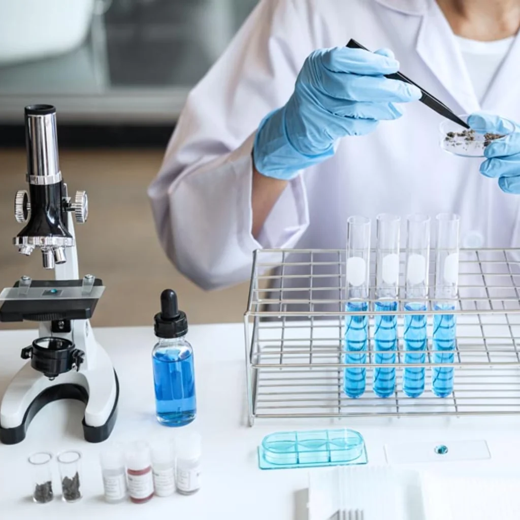 Provider reviewing micronutrient testing lab results at AgeRejuvenation